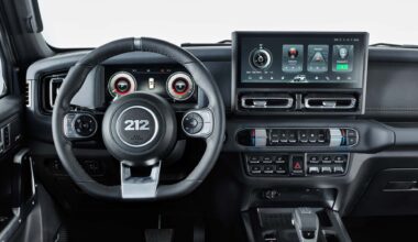 EMC 212, gli interni e il bagagliaio del nuovo fuoristrada a benzina