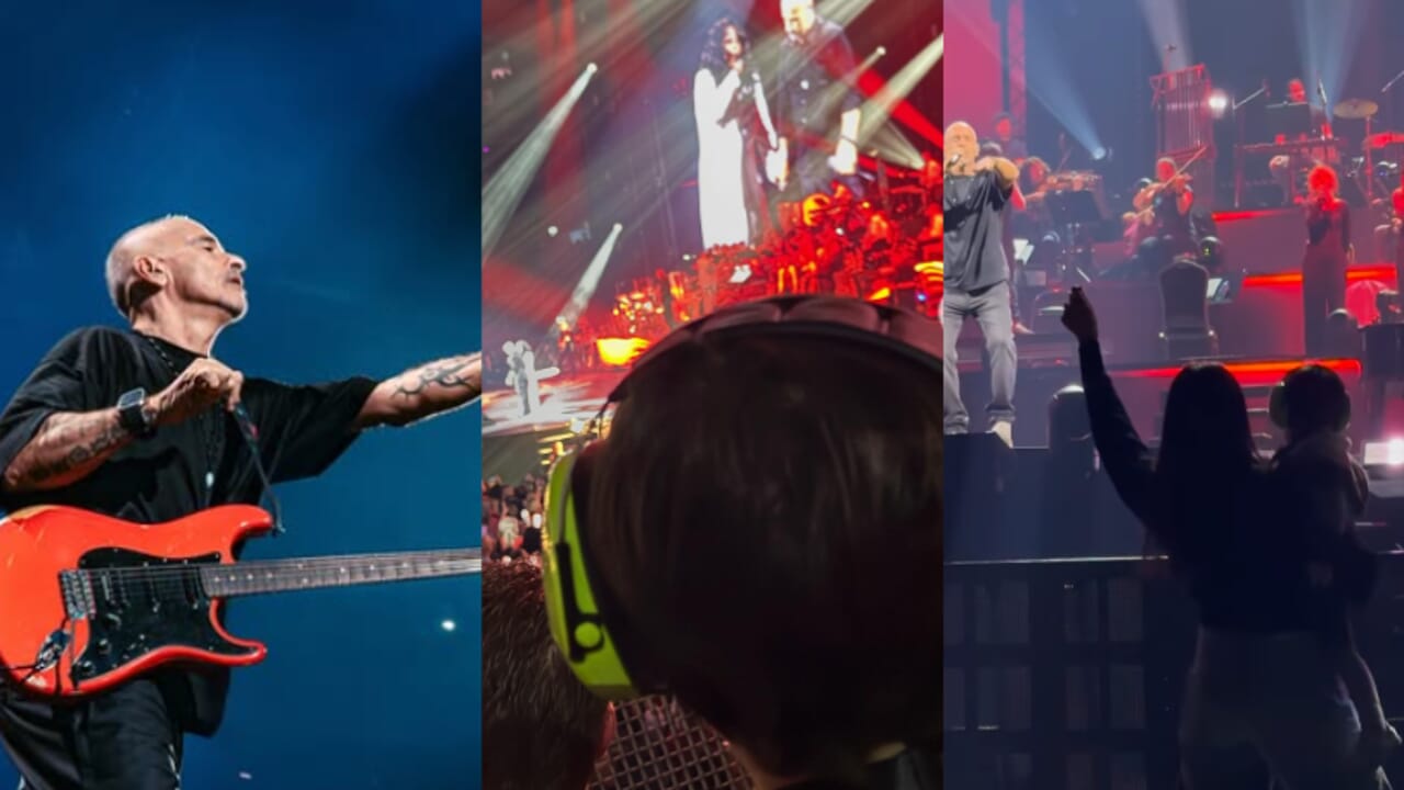 Aurora Ramazzotti al concerto del padre con il figlio Cesare (2 anni). La dedica speciale di nonno Eros, il video emozionante