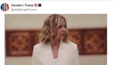 Meloni al Niaf: "Il woke vuole dividere Italia e Usa". Trump pubblica video e post sulla premier - Notizie