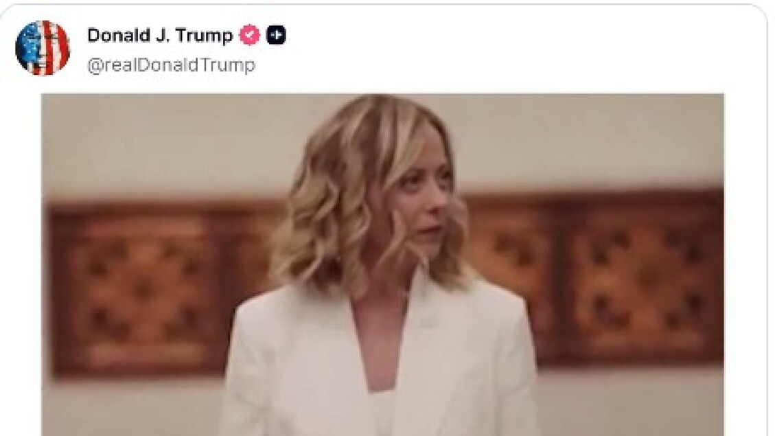 Meloni al Niaf: "Il woke vuole dividere Italia e Usa". Trump pubblica video e post sulla premier - Notizie