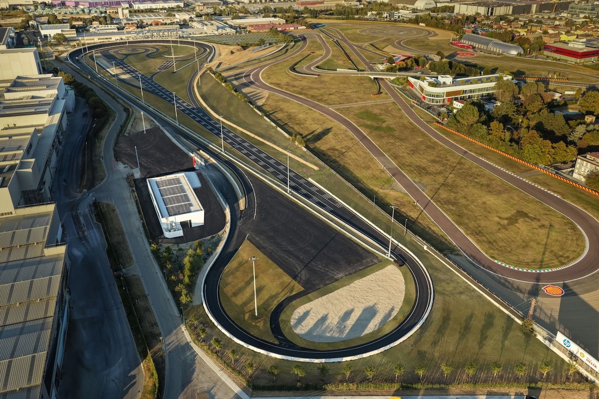 Ferrari e-Vortex è la nuova pista di collaudo nata accanto a quella di Fiorano