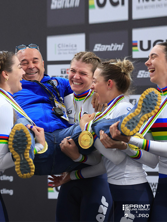 Marco Villa, tornato in pista dopo mondiali ed europei su strada, conferma il tocco vincente