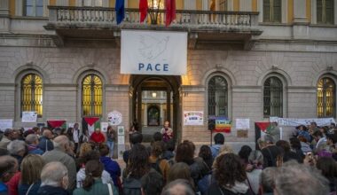 Flotilla, Dario Crippa al presidio per la Palestina