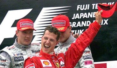 Formula 1, venticinque anni fa il primo mondiale di Schumacher vinto con la Ferrari