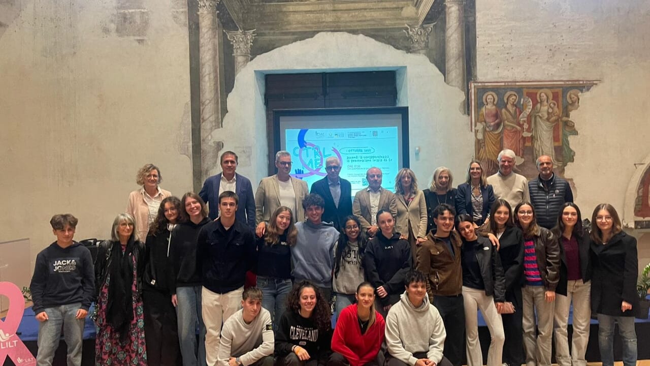 Moreno Morello inaugura l'ottobre rosa di Lilt a Treviso