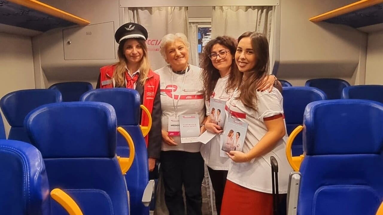 Il Pascale oggi porta in viaggio la prevenzione con Frecciarosa