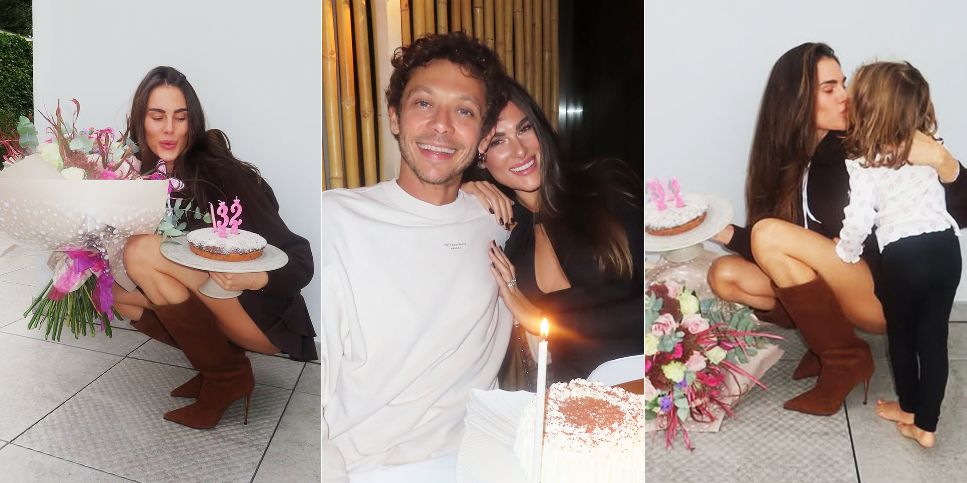 Francesca Sofia Novello spegne 32 candeline: festa con Valentino Rossi