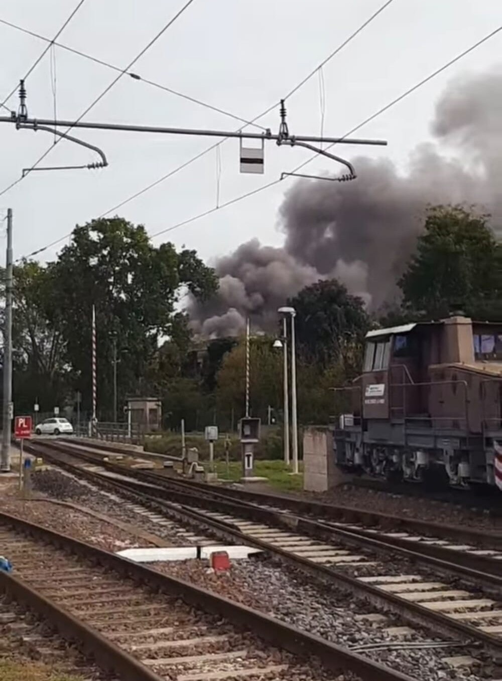 fumo incendio petrolchimico 4 ottobre