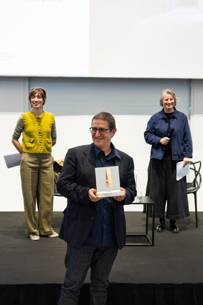 Antonio Ravalli ritira il Premio. Photo Gianluca Di Ioia