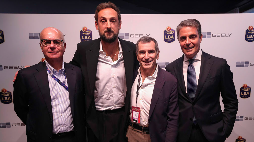 GEELY È IL NUOVO AUTOMOTIVE PARTNER DELLA LEGA BASKET SERIE A