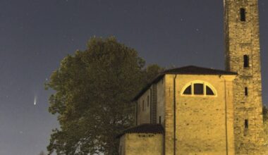 La cometa Lemmon vista da...Casciago