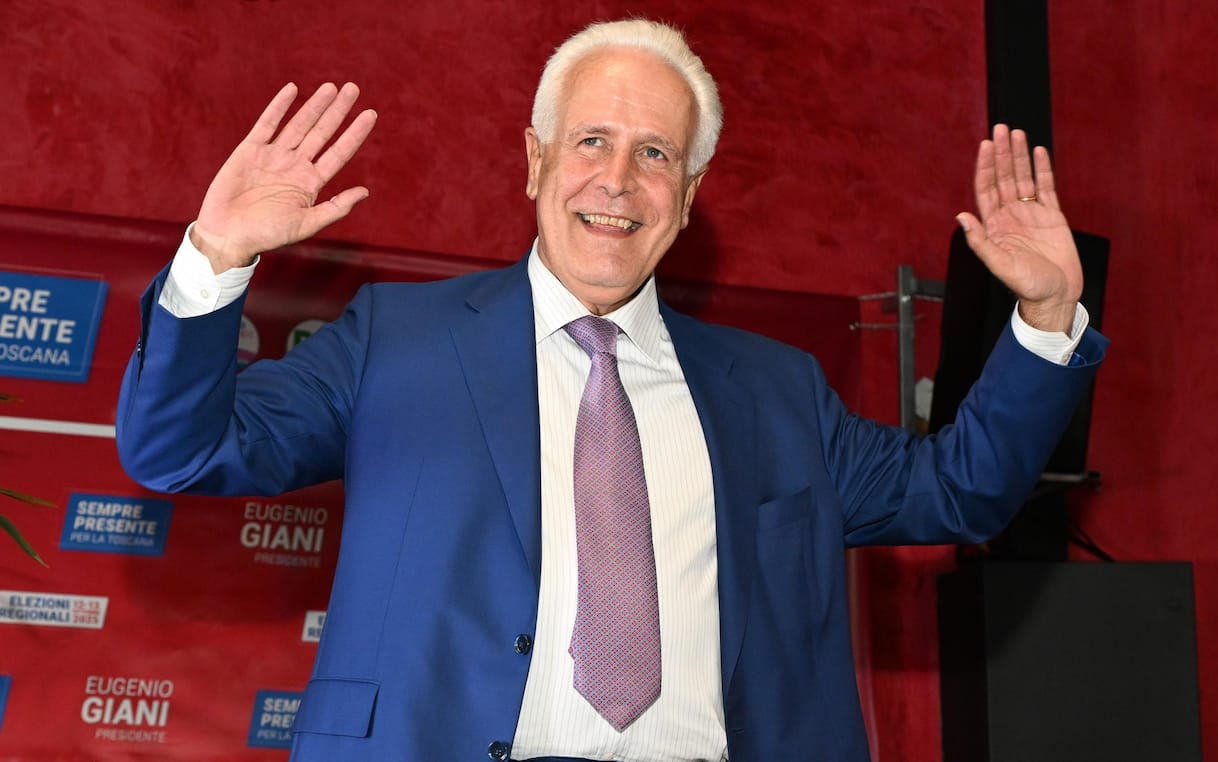 Toscana, Eugenio Giani rieletto presidente. Centrosinistra vincente al 54%
