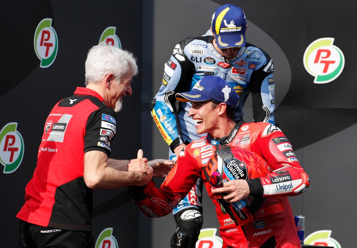 Motogp, Dall'Igna: “Marquez imbattibile sulla Gp25. Lui ci semplifica la vita” - Quotidiano Sportivo