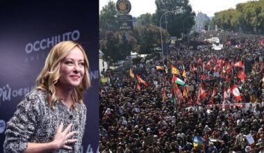 giorgia meloni scioperi gaza costo