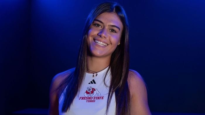 Giulia, il tennis l'ha portata in California