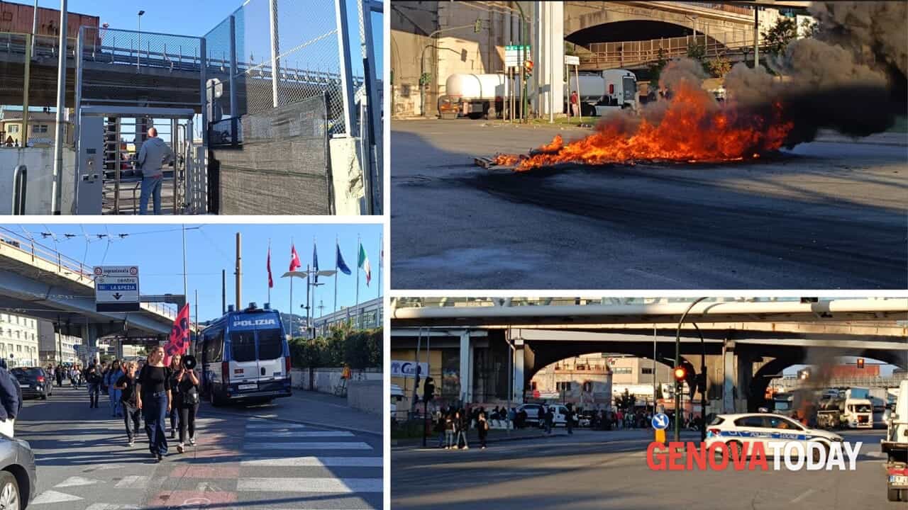 corteo, sciopero, cosa succede oggi a Genova