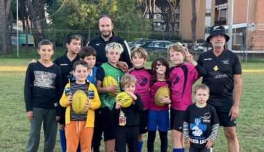 Golfo Rugby Follonica, introduzione alla palla ovale per duecento bambini