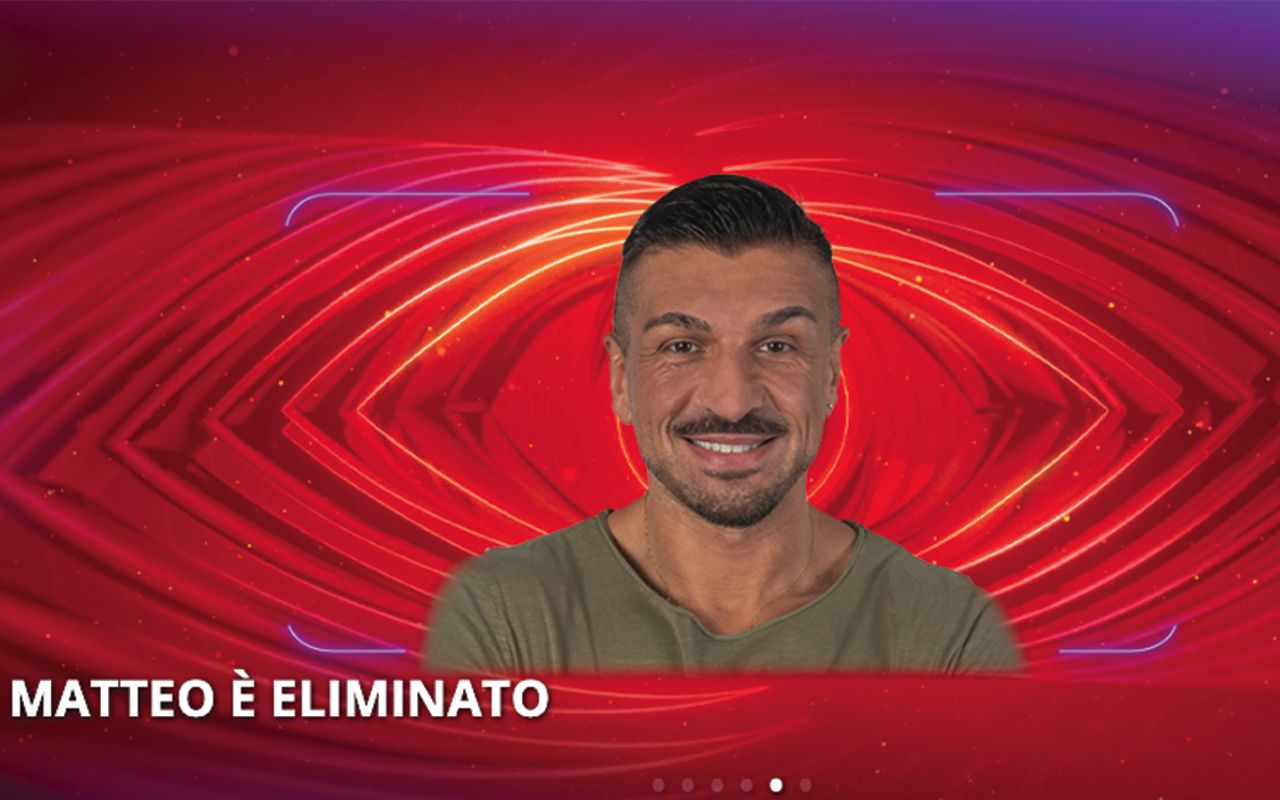 grande fratello concorrente eliminato matteo