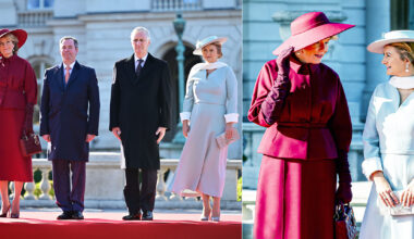 Guillaume e Stephanie del Lussemburgo in Belgio, la prima volta all'estero