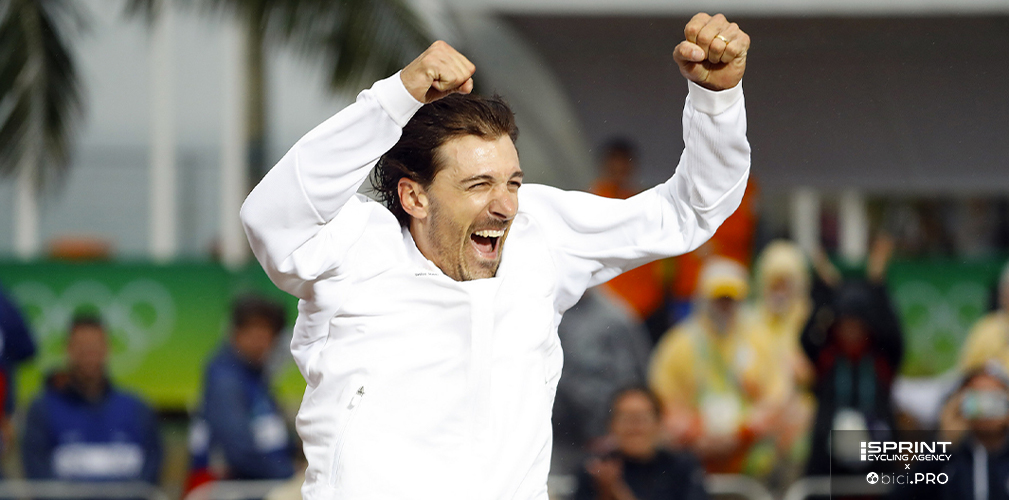 Olimpiadi di Rio 2016, cronometro individuale maschile, Fabian Cancellara sale sul podio