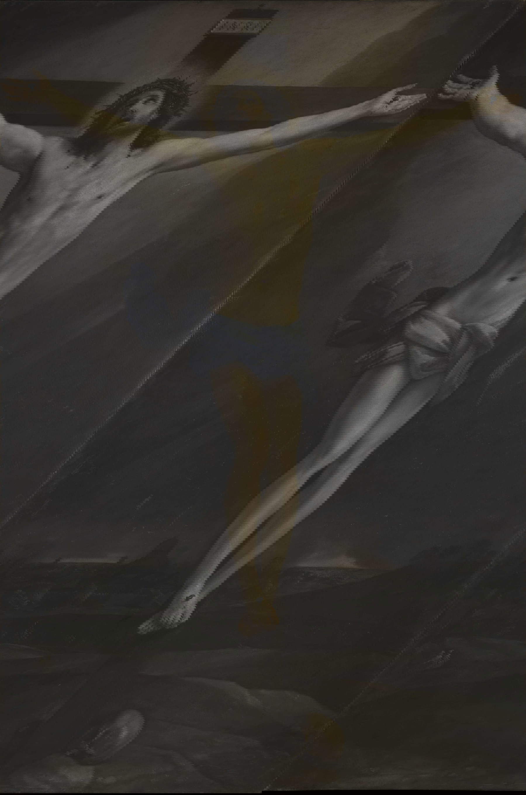 L’opera prima dell’intervento di restauro