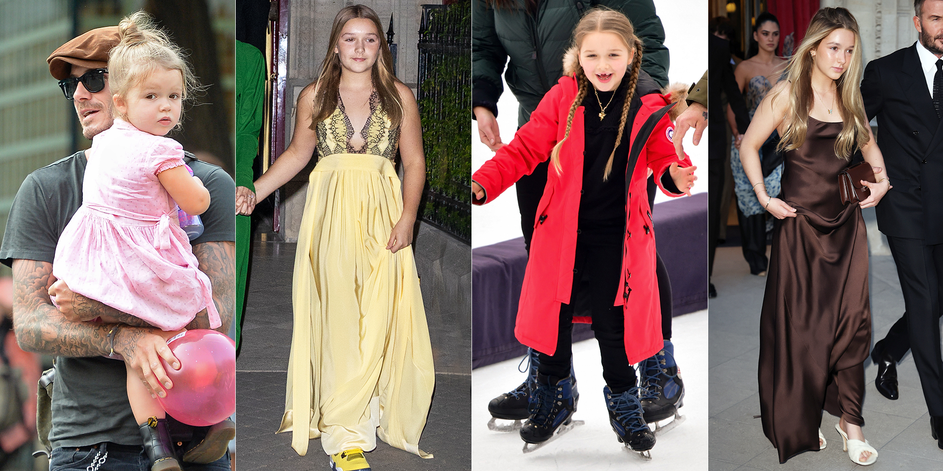 Harper Beckham è la nuova star della famiglia. Le sue foto di ieri e di oggi