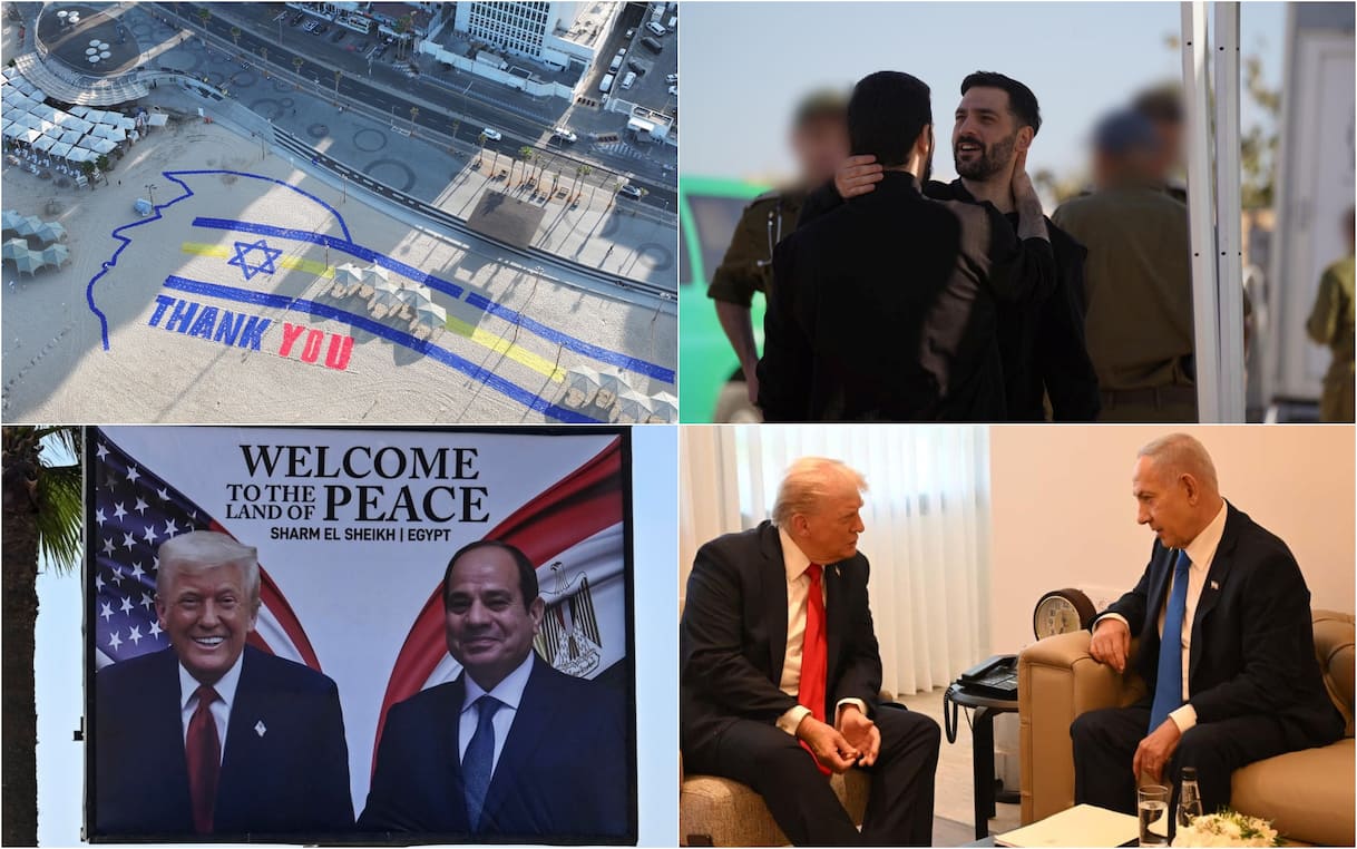 Accordo Israele Hamas, il giorno della visita di Trump e del rilascio degli ostaggi. FOTO