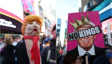 "No Kings", tornano le manifestazioni contro Trump. Lui replica: "Non sono un re". FOTO - Sky TG24