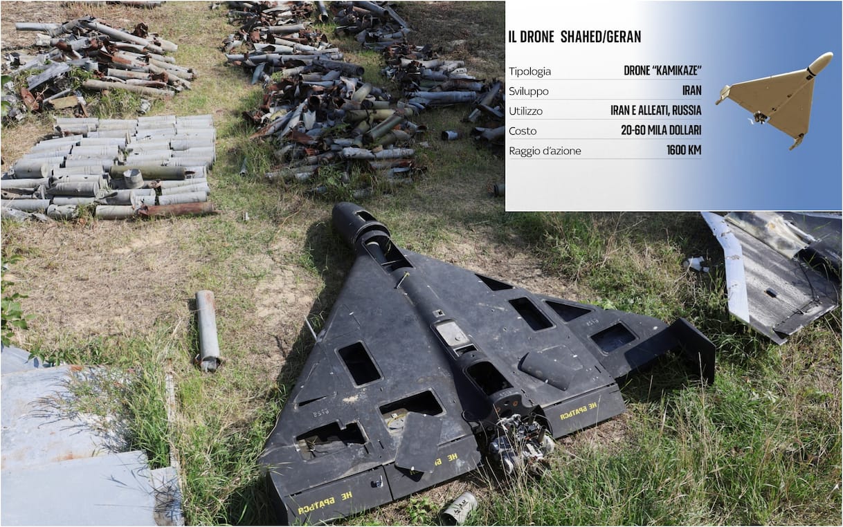 Droni Shahed, le armi russe che hanno cambiato la guerra in Ucraina