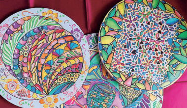 I tondi coloratissimi di Emma Azzi si faranno ammirare a Maleo