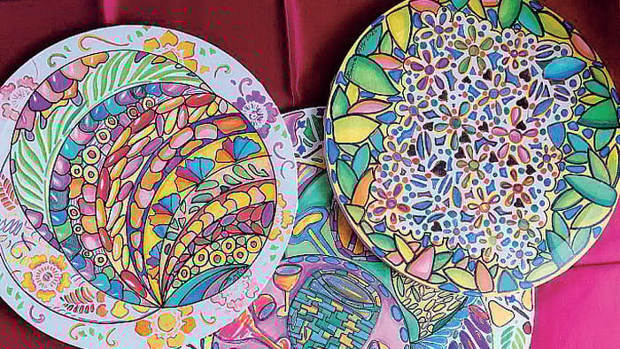 I tondi coloratissimi di Emma Azzi si faranno ammirare a Maleo