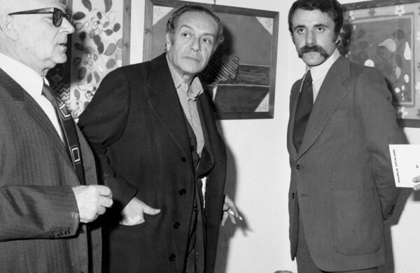 Ignazio Buttitta, Renato Guttuso e Maurilio Catalano (Arte al Borgo, 1970)