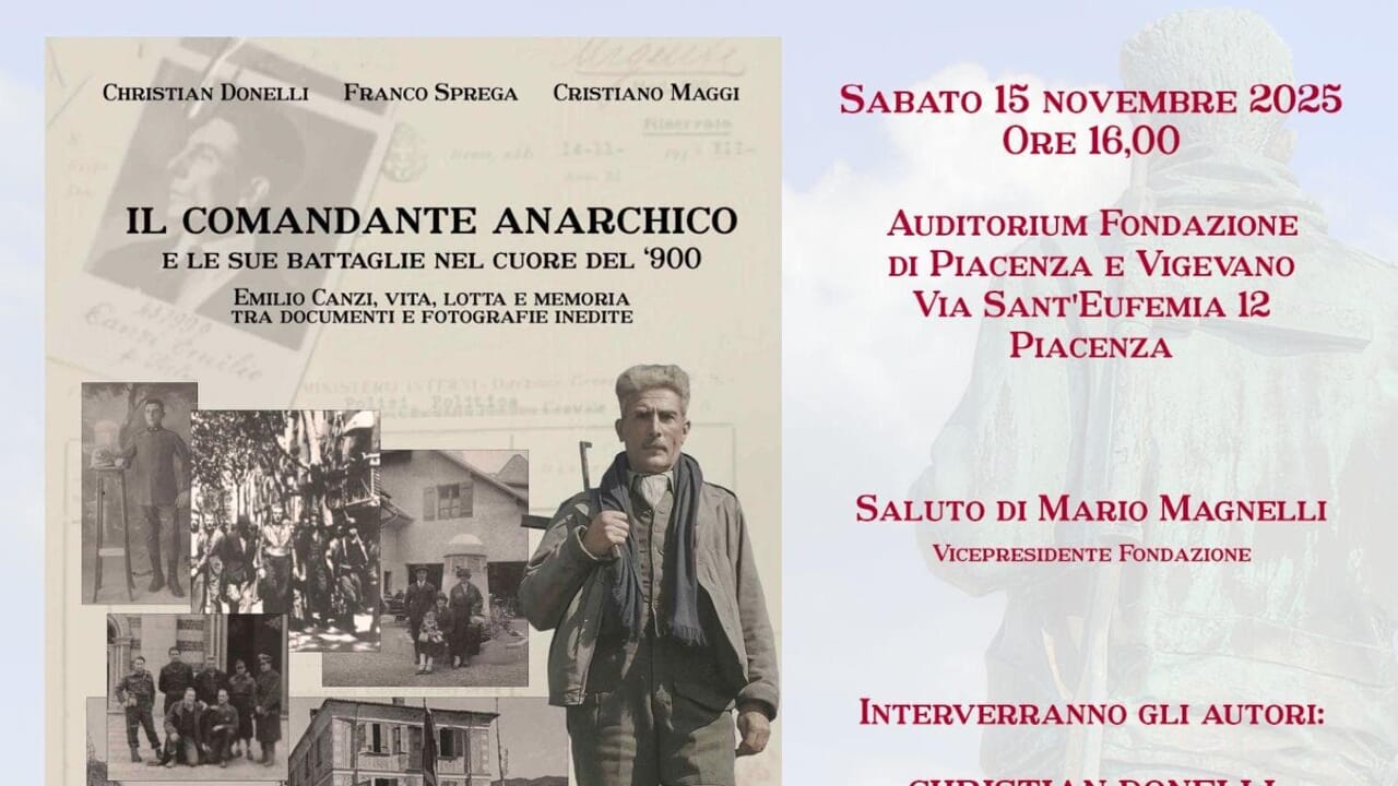 All’auditorium della Fondazione il libro "Il comandante anarchico" dedicato a Emilio Canzi