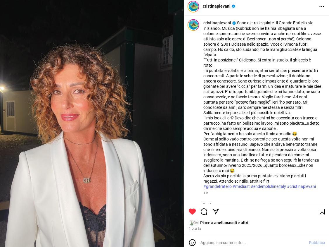 “Un’opportunità grande, voglio fare bene. Sarò sempre me stessa e senza filtri”