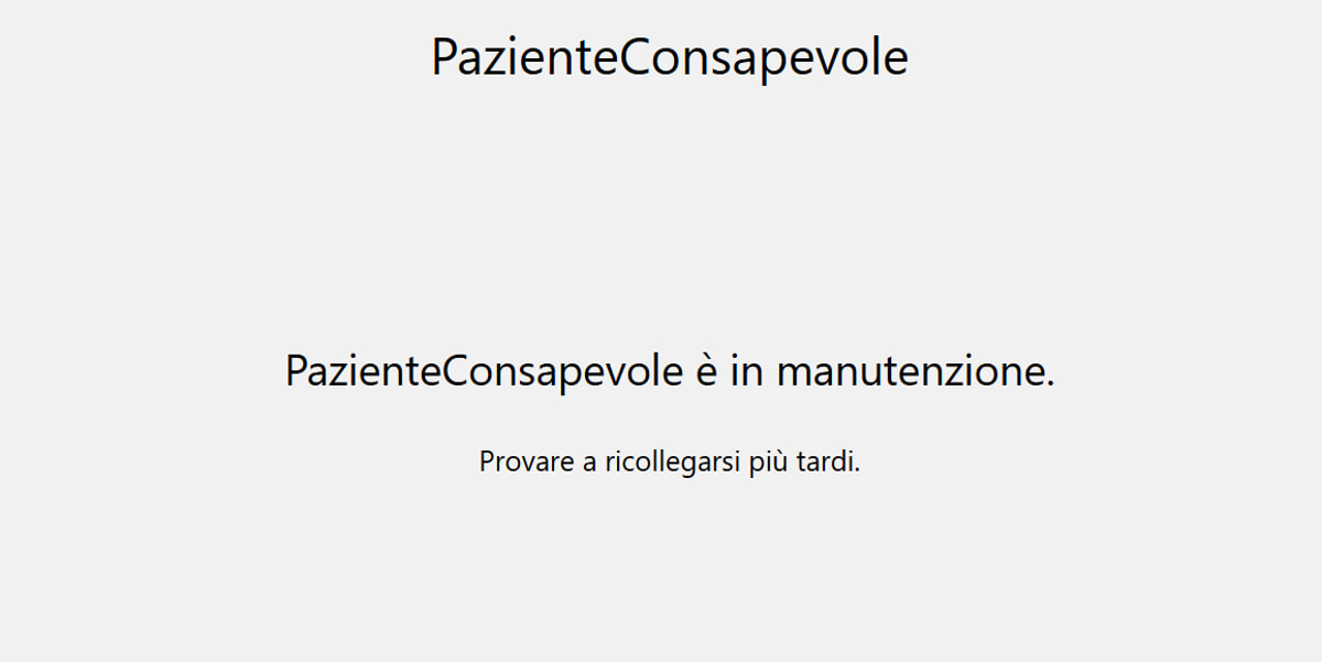 Il sito in manutenzione Il sito in manutenzione-2
