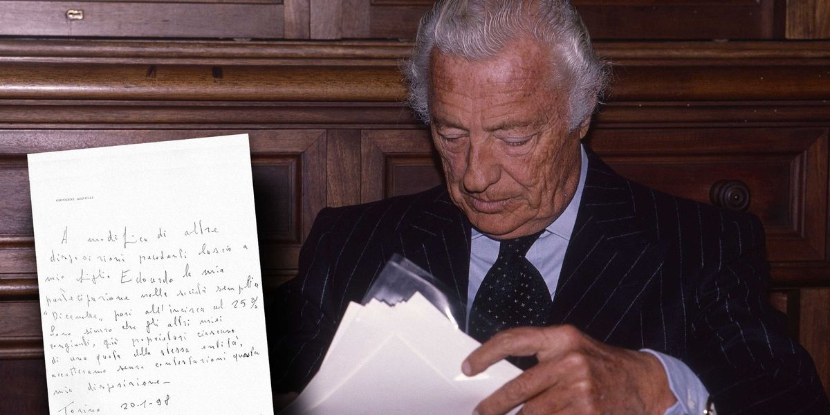 La carta segreta di Gianni Agnelli può cambiare la storia dell’eredità