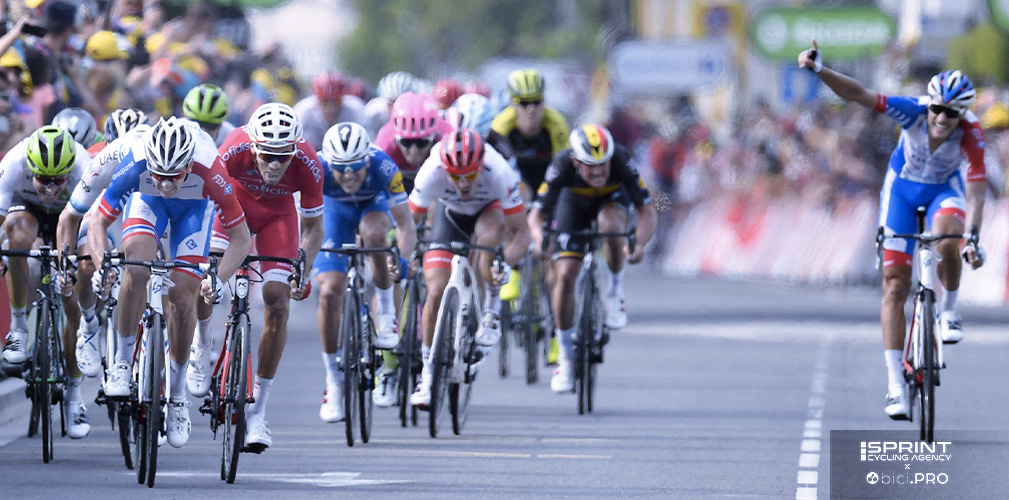 Demare, Tour 2018, Pau vittoria