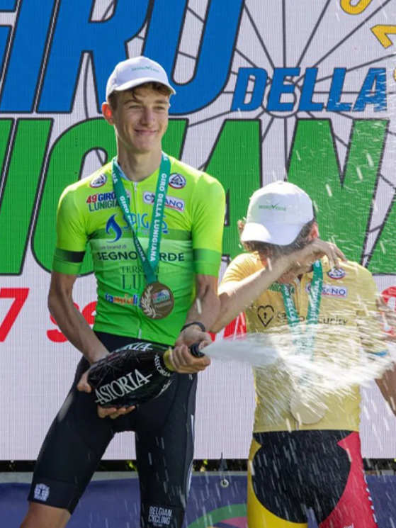 Seff Van Kerckhove, Belgio, Decatlhon AG2R U19, Giro della Lunigiana 2025