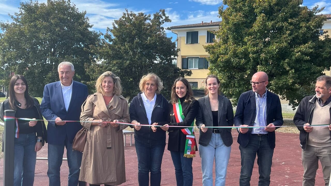 Inaugurata a Magreta una nuova palestra all’aperto