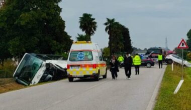 Oderzo, scontro tra auto e bus di studenti nel Trevigiano: morto conducente del suv