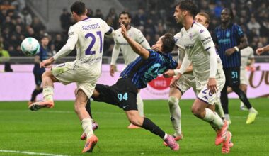 Inter-Fiorentina 3-0, notte fonda a San Siro