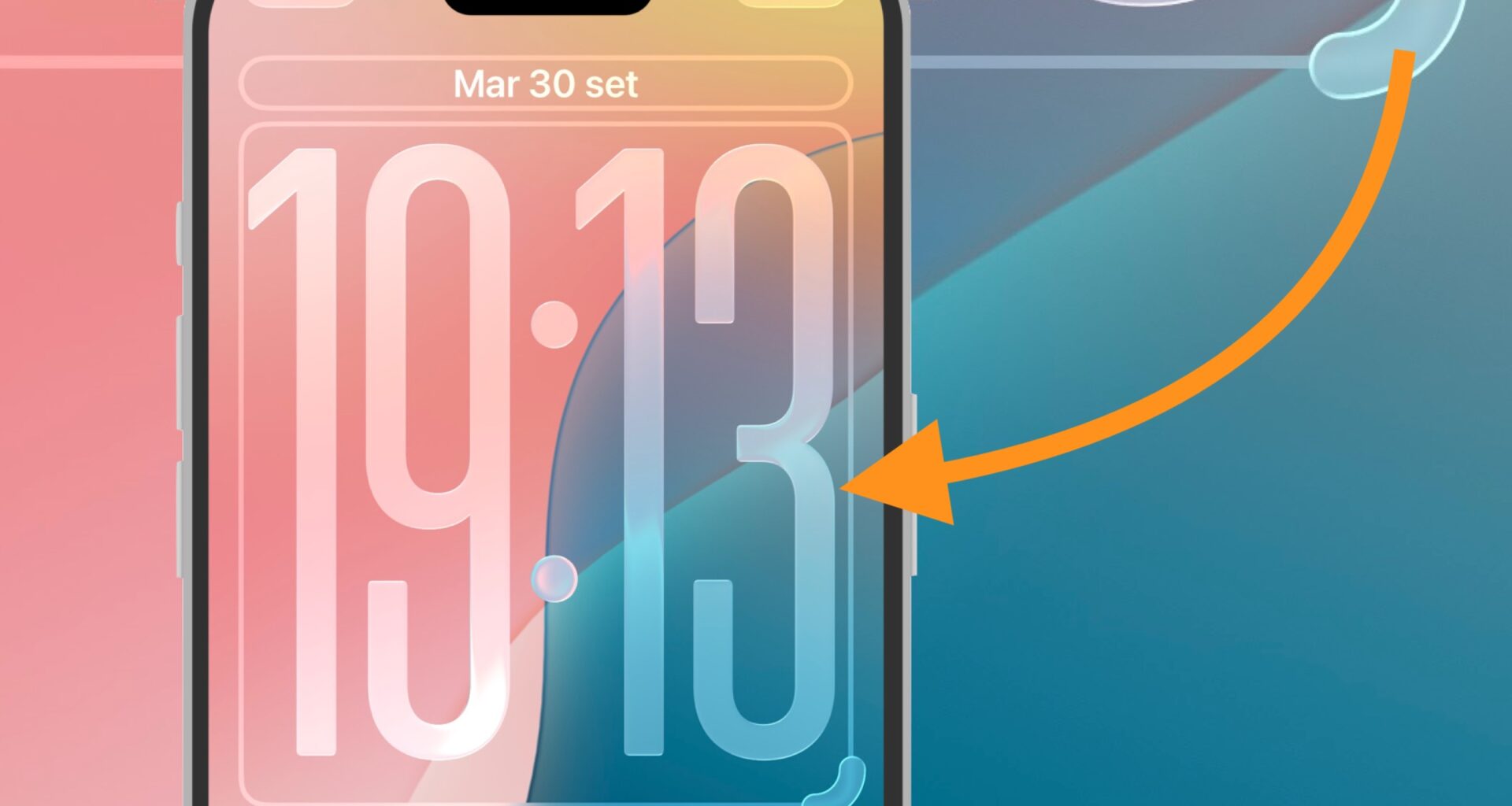 iOS 26, come ingrandire l'orologio nella schermata di blocco su iPhone