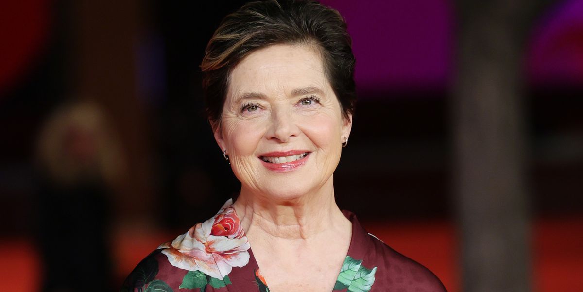 Abito floreale di Isabella Rossellini, vestito elegante che si indossa sia di giorno sia di sera