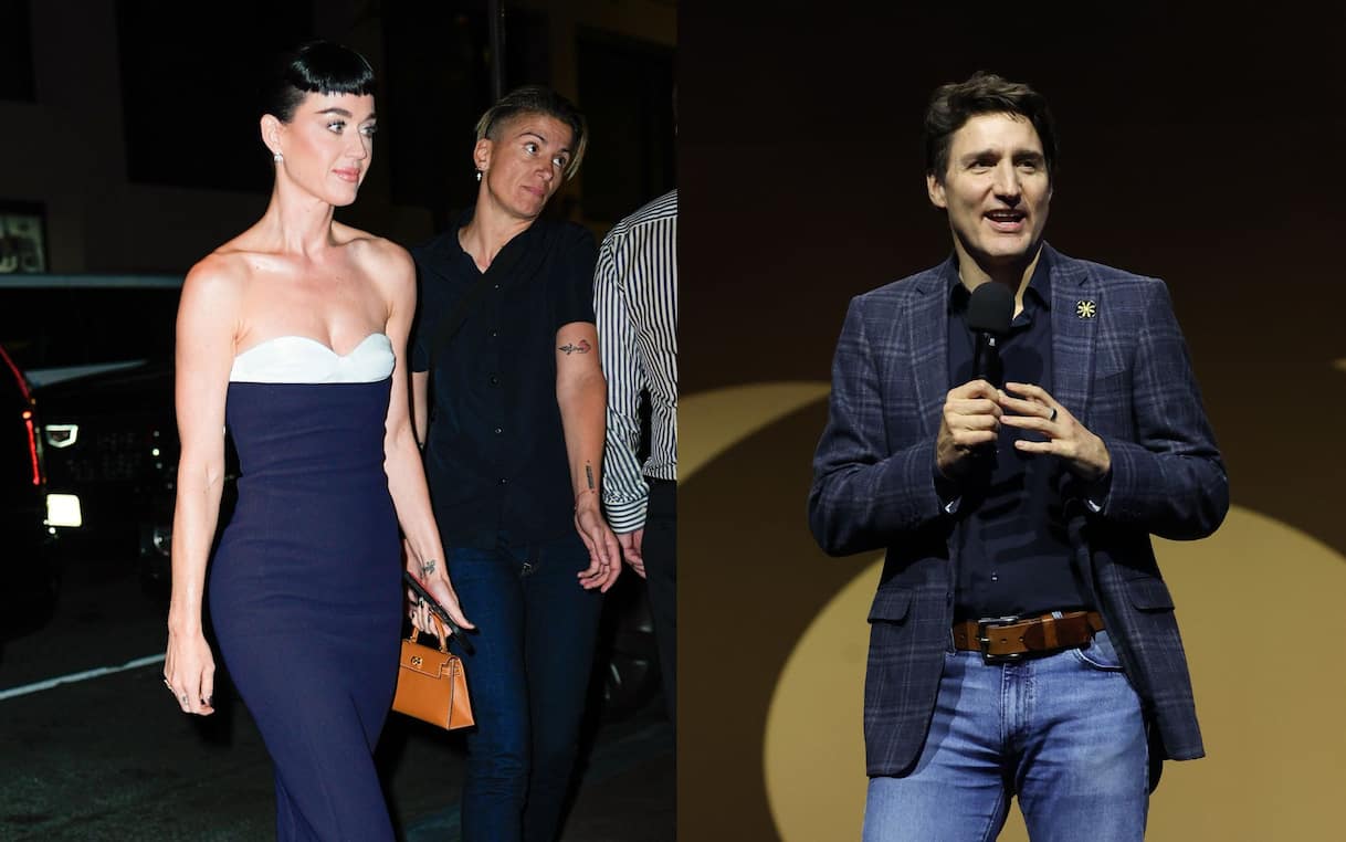 Katy Perry e Justin Trudeau paparazzati su uno yacht in California