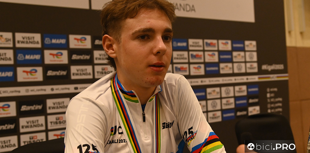Campionati del mondo U23, Kigali 2025, Lorenzo Finn nella conferenza stampa del vincitore