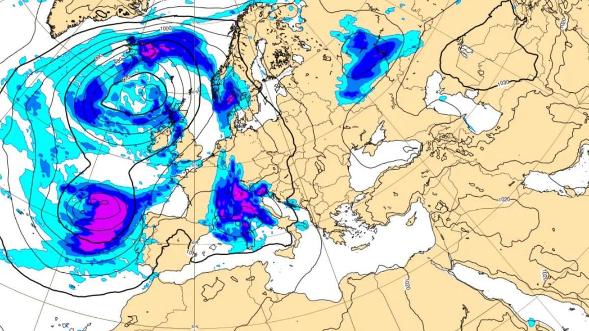 Da Ognissanti (e per molti giorni) raffica di perturbazioni sull’Italia