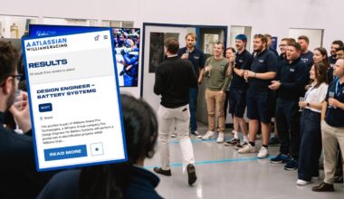 La Williams assume: 13 posizioni aperte per lavorare in Formula 1