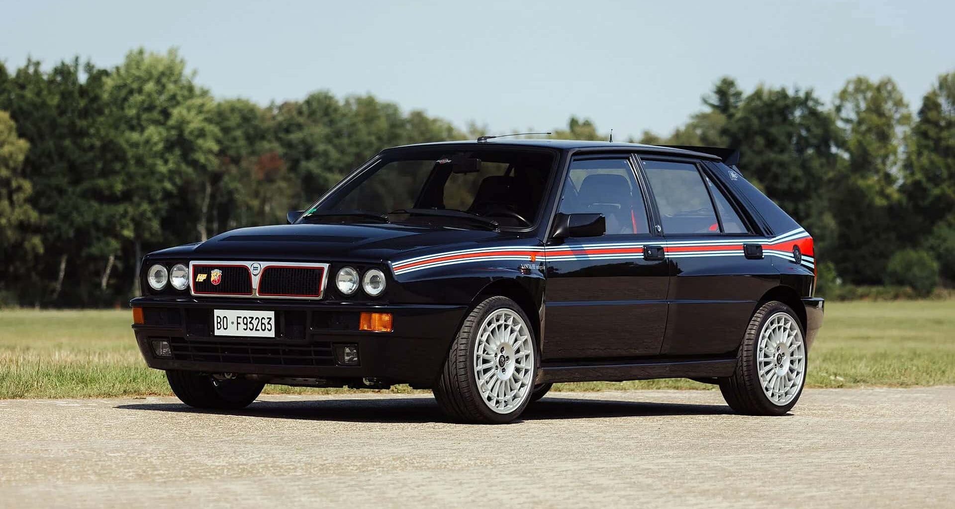 Lancia Delta HF Integrale, 1992, Martini 5, nera, Vasco Rossi, asta