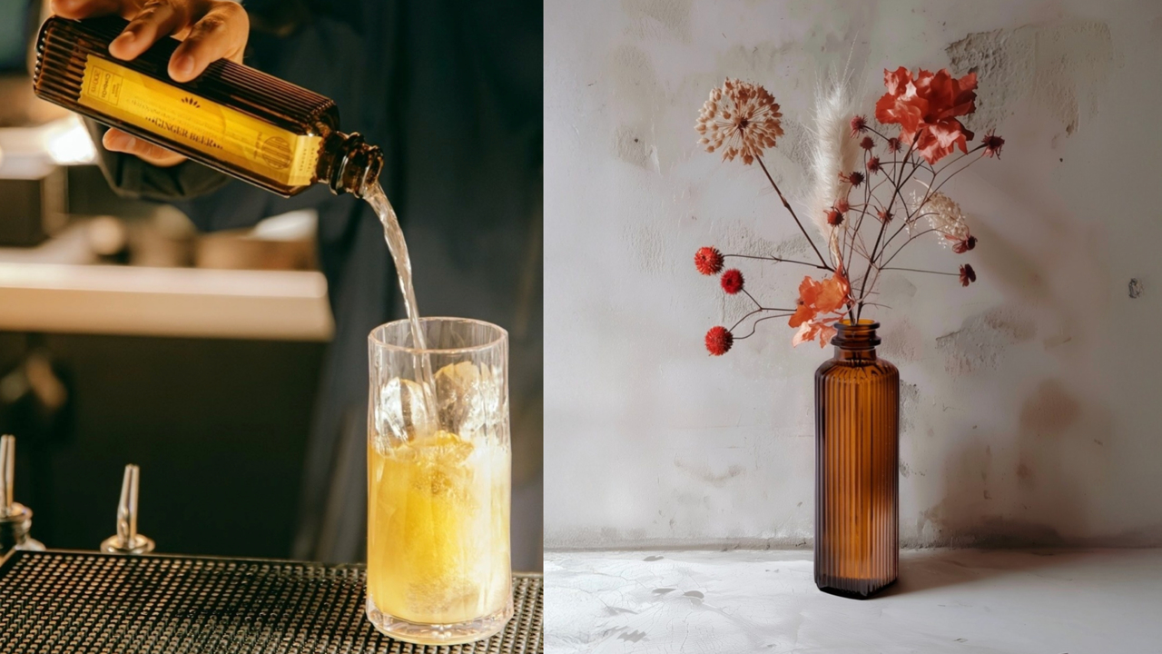 Le bottiglie di design di gin e toniche Le Tribute