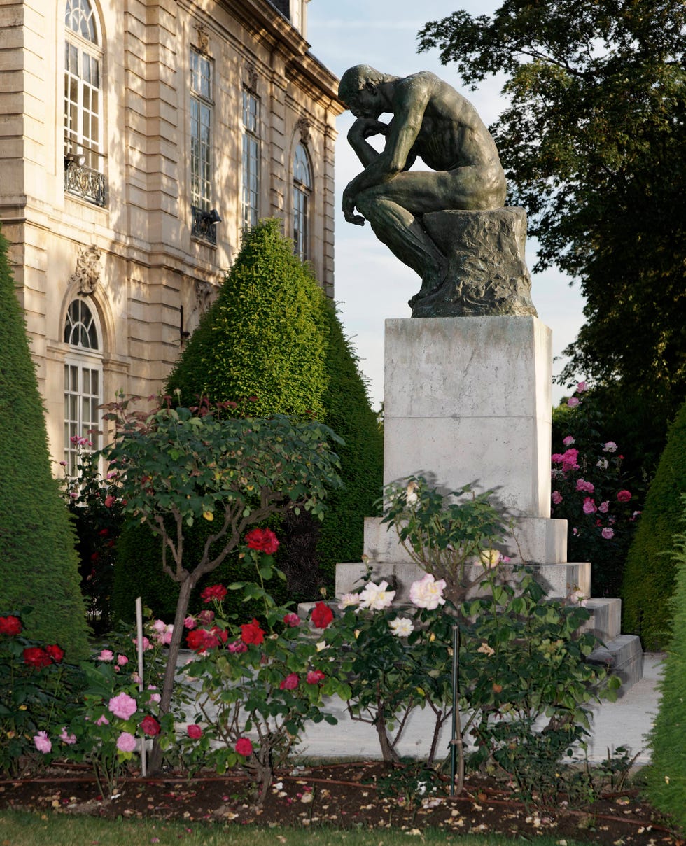 il pensatore di rodin.